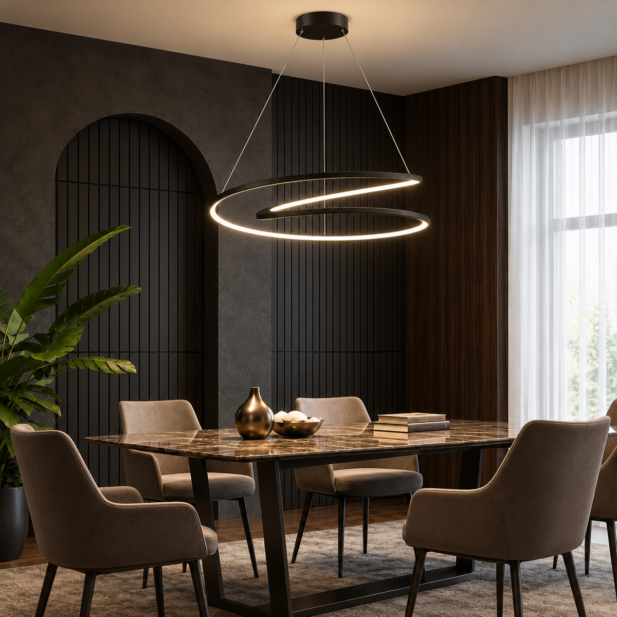 Nordic LED-taklampa