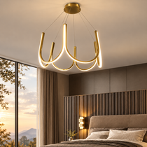Nordic U-Shape LED-taklampa i guld – modern design