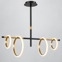 Modern LED-taklampa med ringar