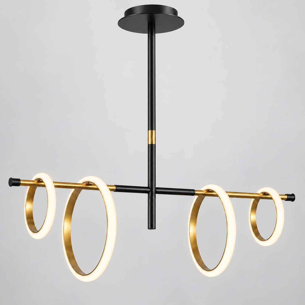 Modern LED-taklampa med ringar