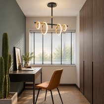 Modern LED-taklampa med ringar