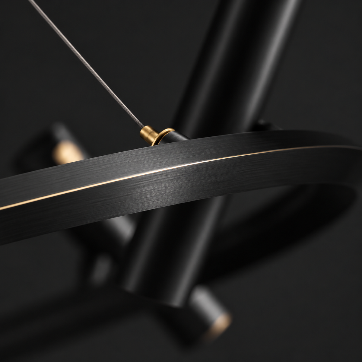 Modern LED-taklampa med 8 spotlights