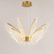 Modern Butterfly LED-taklampa i guld