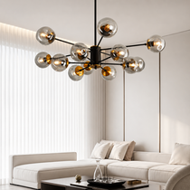 Modern taklampa med glaskulor