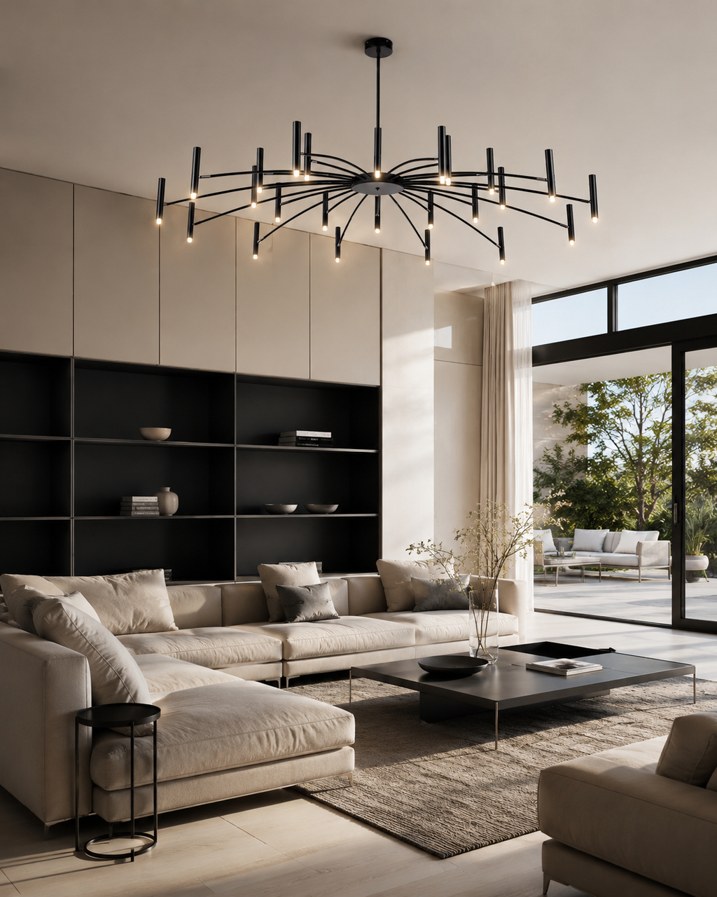 Modern LED-taklampa