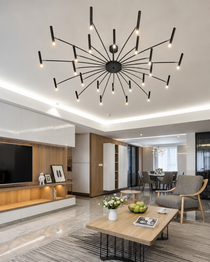 Modern LED-taklampa