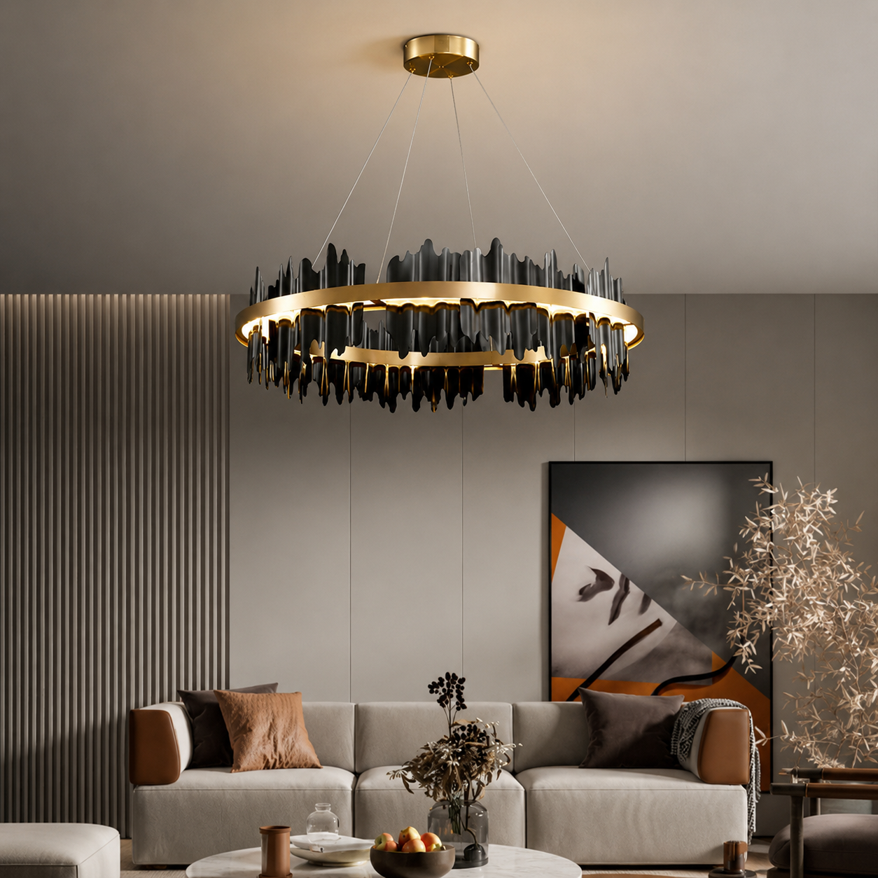 Modern Ring LED-taklampa