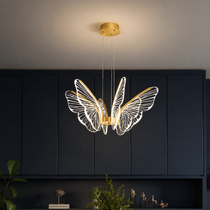 Modern Butterfly LED-taklampa i guld