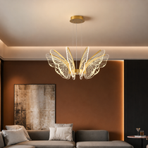 Modern Butterfly LED-taklampa i guld