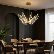 Modern Butterfly LED-taklampa i guld