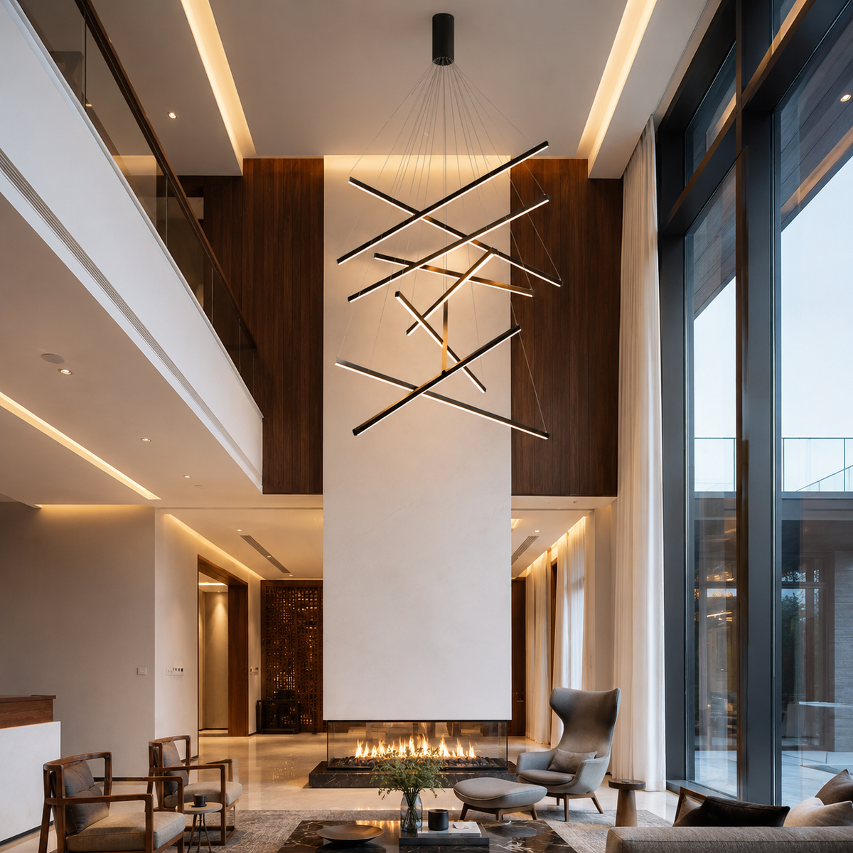 LED-taklampa – modern pendellampa