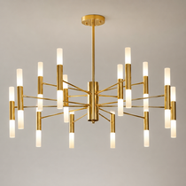 LED Taklampa i  Guld – Modern Kristallkrona