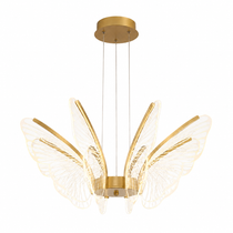 Modern Butterfly LED-taklampa i guld