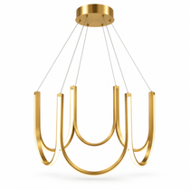 Nordic U-Shape LED-taklampa i guld – modern design